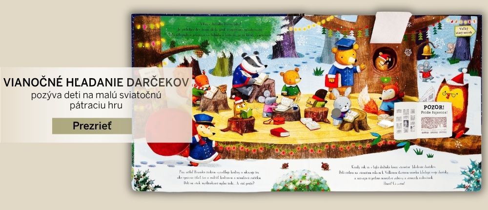 Vianočné hľadanie darčekov s otváracími okienkami